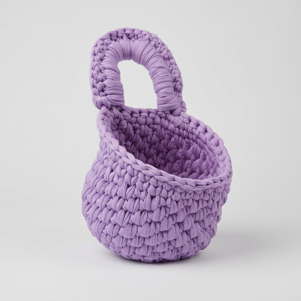 Purple Hanging Basket