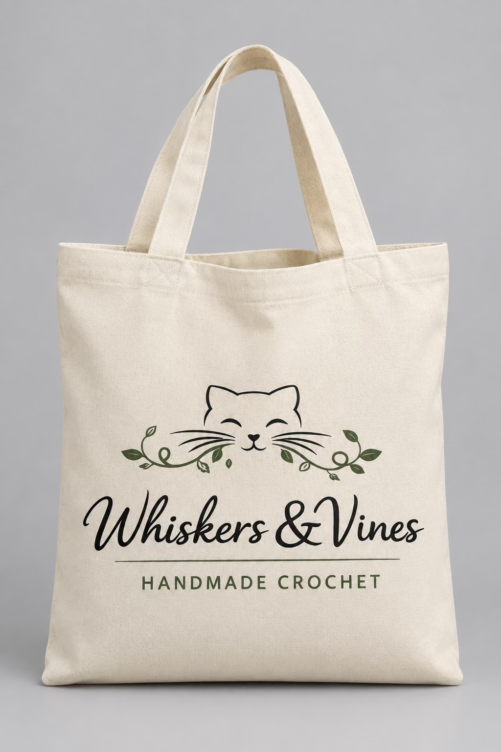 Whiskers & Vines Tote Bag