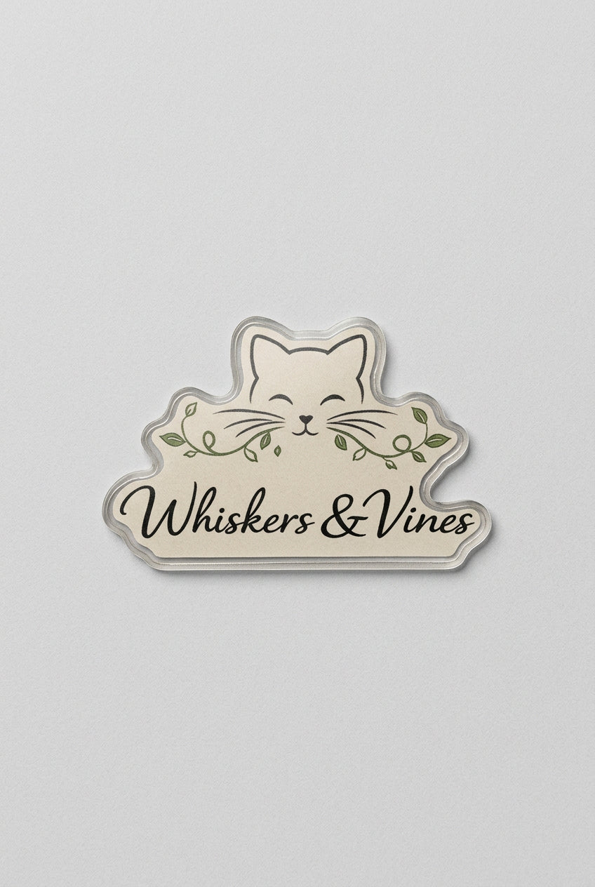 Whiskers and Vines Pin