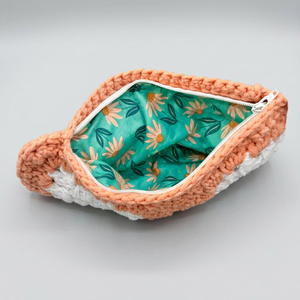 Granny Square Lined Pouches