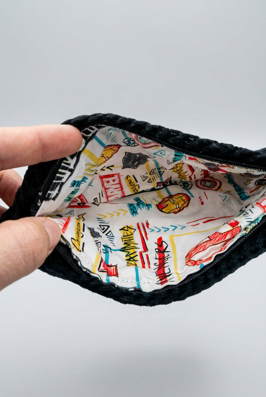 Granny Square Lined Pouches