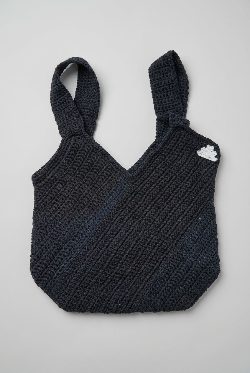 Black Crochet Market Bag