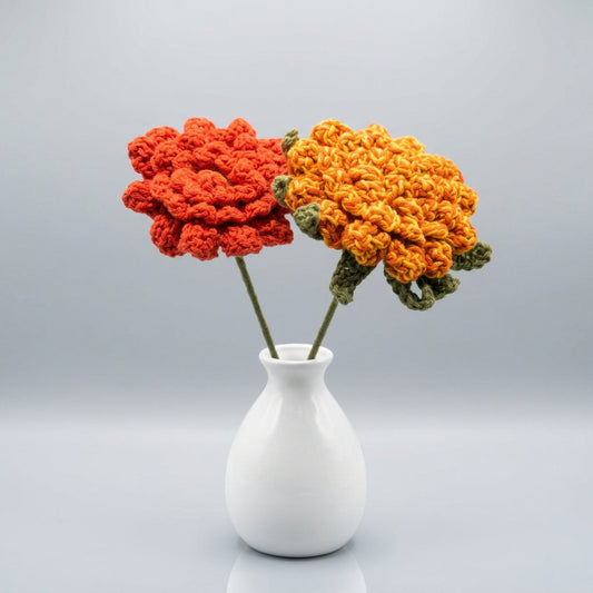 Crochet Marigold Flower
