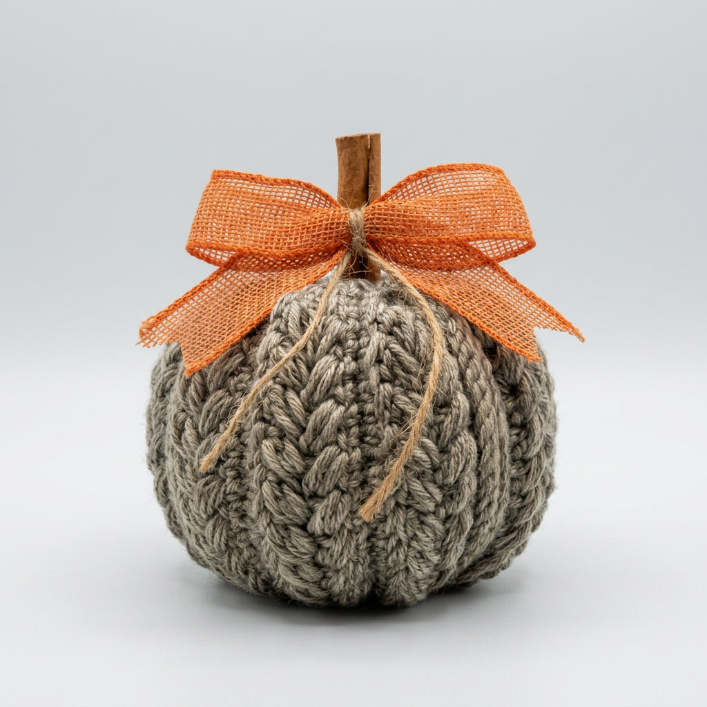 Medium Crochet Pumpkin