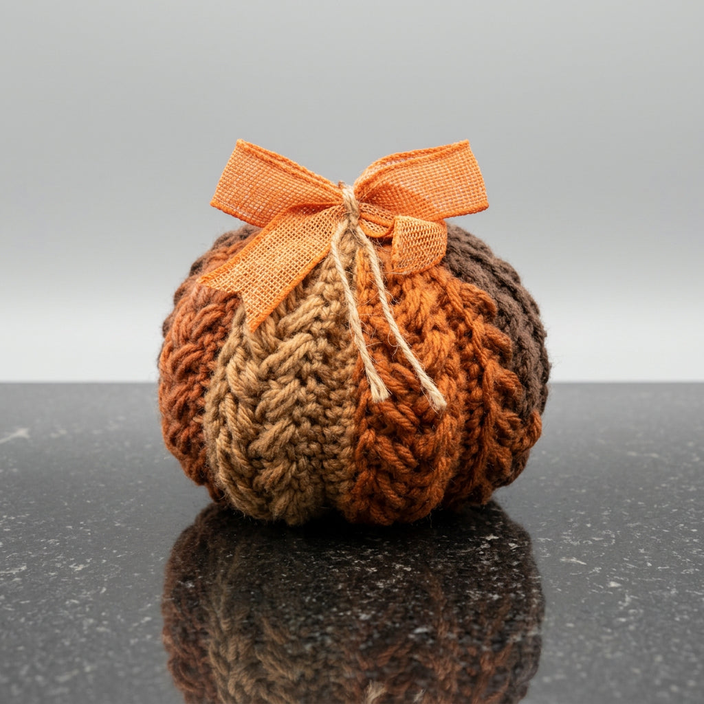 Medium Crochet Pumpkin
