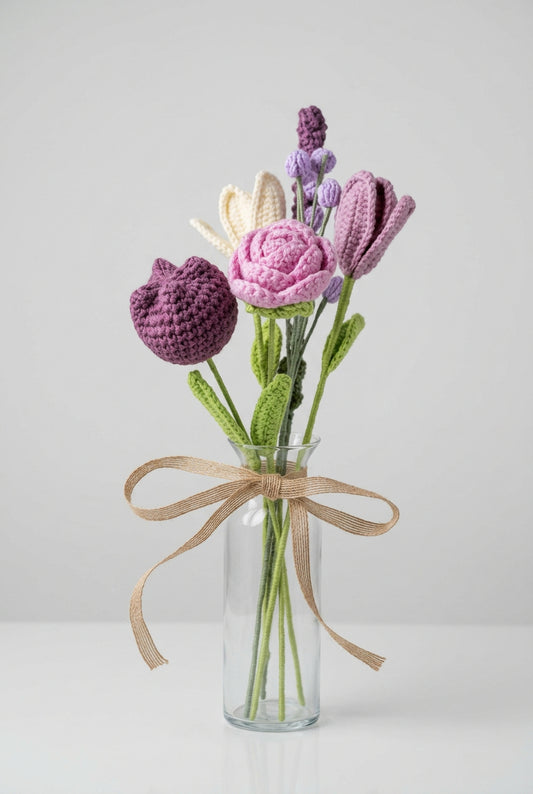 Sweet Purple Flower Bouquet