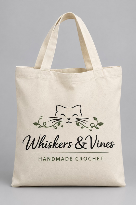 Whiskers & Vines Tote Bag